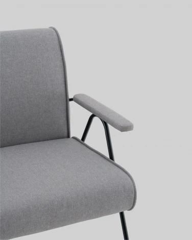 Кресло Эндино рогожка серый Stool Group арт.УТ000041561