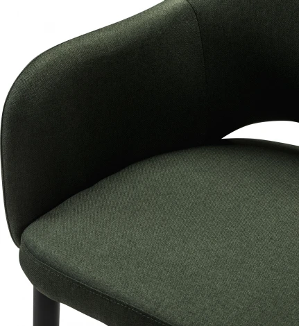 Кресло Ledger темно-зеленый/черный R-Home арт.410124120h_Dark_Green_черный