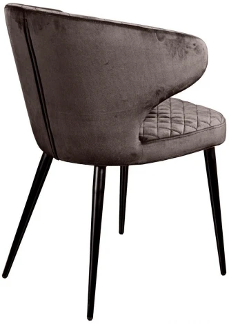 Стул Richard ромб, бархат антрацит 14 Top Concept 77335