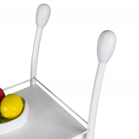 Стол сервировочный Марко белый/белый Mebelik 009738