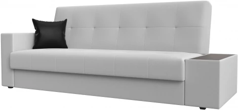 Диван-книжка Лига-020 стол справа (Белый,Черный/Экокожа) Лига Диванов арт.118539