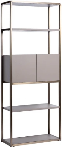 Стеллаж Garda Decor 58DB-SH16061A (Хром/Белый)