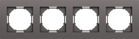 Рамка 4-я, матовый титан Donel A07 DE21445