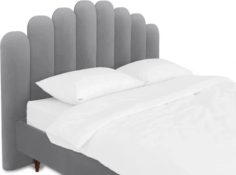 Кровать Queen II Sharlotta L 1600 ОГОГО (арт.577189), (Ткань/Серый)
