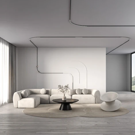 Трековый светильник магнитный Elektrostandard Mini Magnetic 85158/01 5W 3000K (черный) (LED, 24V, круглые)