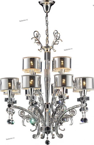 Подвесная люстра N-Light 3086 3086-8+4C хром