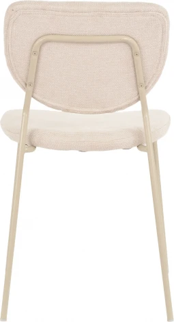 Стул обеденный Gigi шенилл бежевый кремовые ножки Stool Group арт.УТ000039034