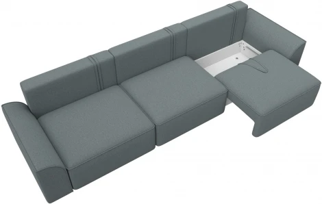 Диван прямой Лига-048 НПБ Лонг Лига Диванов (Рогожка) арт.128241