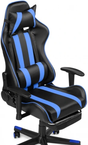 Компьютерное кресло Woodville Corvet black / blue 15465