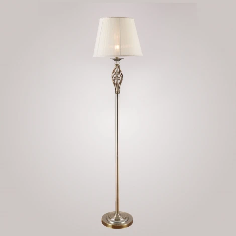 Торшер Eurosvet Selesta 01003/1 античная бронза (220V, выключатель, круглые)