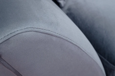 Диван Annette трехместный без мех,велюр сапфир Colt1006/хром 250*100*95 Garda Decor арт.ANNETTE-3-2K-Colt1006