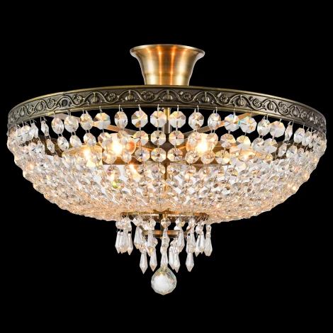 Потолочная люстра Natali Kovaltseva Rococo 81407/6C ANTIQUE
