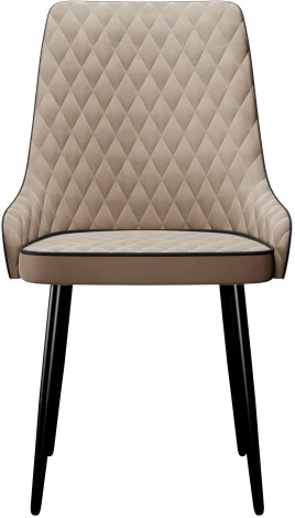 Стул DikLine 305 микровелюр Z128 бежевый, ножки черные