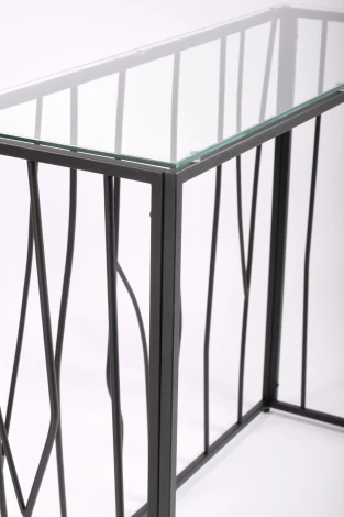 Консольный стол AllConsoles 1021-CB clear черный муар