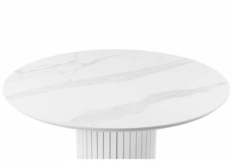 Керамический стол Гравент 110 patagonoa bianco repose / белый 625602