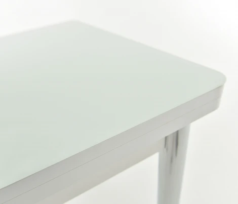 Стол Аврора Бари мини, Стекло, Белый