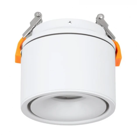 Светодиодный накладной/встраиваемый спот Eglo Bohoyo 901043 1x8W(LED) алюминий, белый, пластик, прозрачный