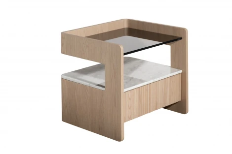 77IP-20100 Тумбочка с ящиком светлая 56*48*48см Garda Decor