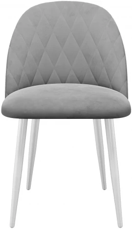 Стул DikLine 302 B22 GREY ,ножки белые