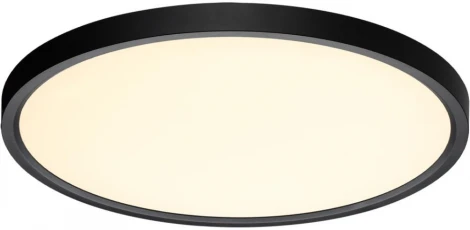 Настенно-потолочный Sonex Alfa Black 7660/24L MITRA пластик/белый/черный LED 32Вт 3000/4000K D400 IP20 7660/32L (220V, круглые)
