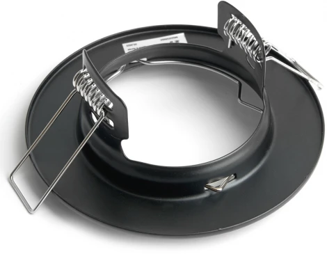 Светильник встраиваемый Feron DL10 48464 50W G5.3 черный (12V, круглые)