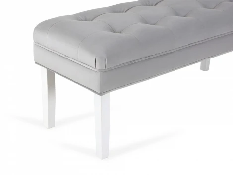 Банкетка Adel ОГОГО 825572 (серый, белый)