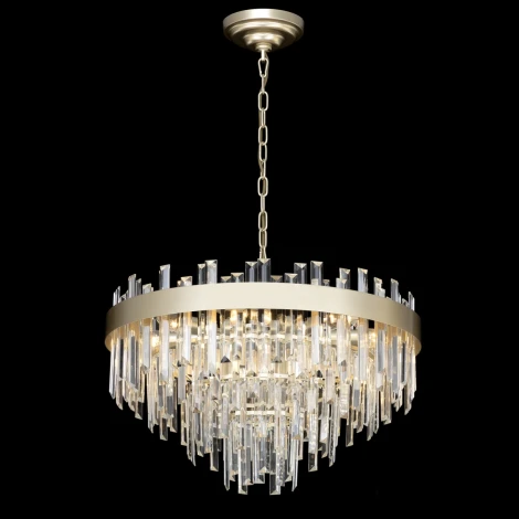 Подвесная люстра Citilux Лаура CL301292 (220V, хрусталь, на цепи, круглые)