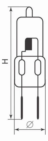 Лампочка галогенная диммируемая G4 35W Feron 02113