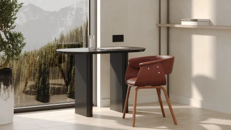 Стул Synchrony Hesby Фанера, Коричневый HSBI_TG28574_brown