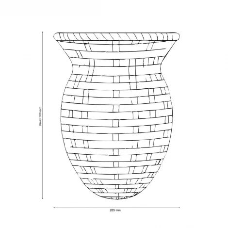 Настенный светильник Lucia Tucci Pietra Isola w123.1 (220V, плетеные)
