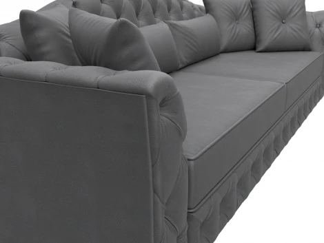 Диван прямой Артис Лига Диванов (Замша) арт.126381