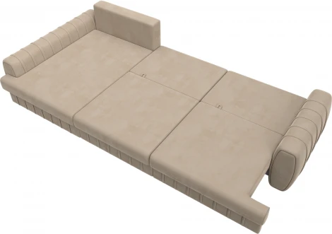 Диван угловой Лига-057 НПБ Лонг угол левый Лига Диванов (Велюр) арт.129297L