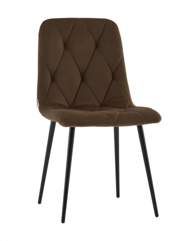 Стул Одди Diamond велюр коричневый Stool Group арт.УТ000041442