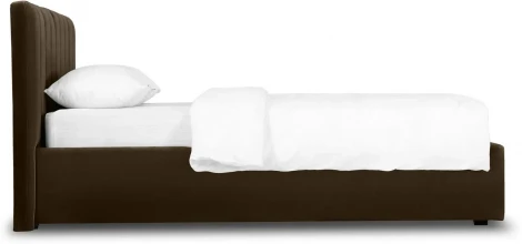 Кровать Queen Sofia 1600 Lux ОГОГО (арт.671734), (Ткань/Коричневый)