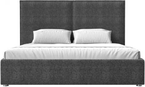 Кровать интерьерная Аура 200 (Серый/Рогожка) Лига Диванов арт.120571