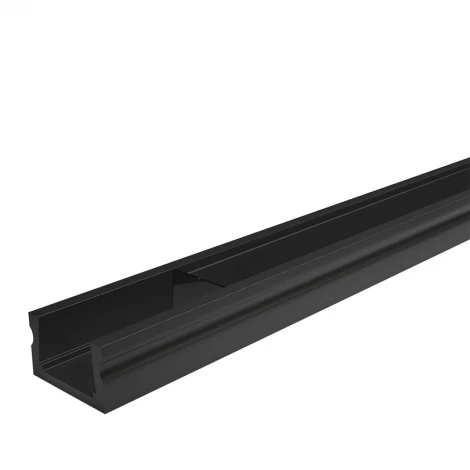 Профиль алюминиевый накладной черный 6х16х2000мм Wolta WAP WAP-S-16/6/2000-B