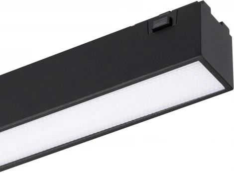 светильник магнитный MAG-VIBE-FLAT-L485-24W Day4000 (BK, 100 deg, 48V) (Arlight, IP20 Металл) 044436