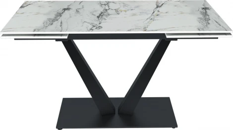Стол раскладной Malibu (140+40+40), керамика глянцевая Ice Jade Top Concept (21782)