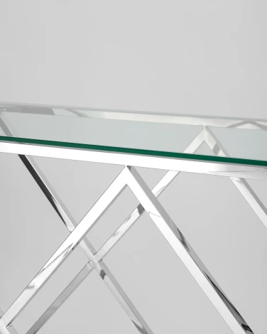 Консоль Stool Group ИНСИГНИЯ 120*40 серебро УТ000001501