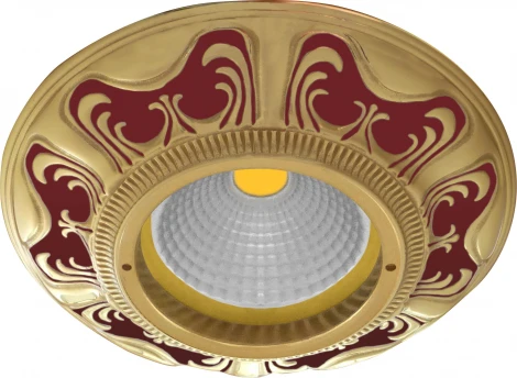 Встраиваемый точечный светильник Fede Smalto Italiano FD1006ROEN (220V)