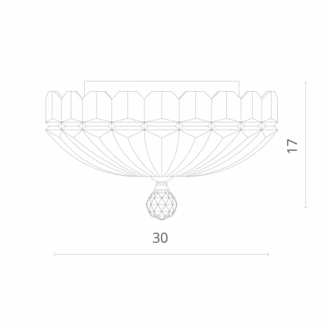 Потолочная люстра Divinare Calotta 4030/02 PL-2