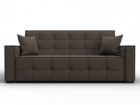 Диван-книжка Лига-067 (ДВП,Дерево/Пластик/Рогожка/Коричневый) Лига Диванов 129826