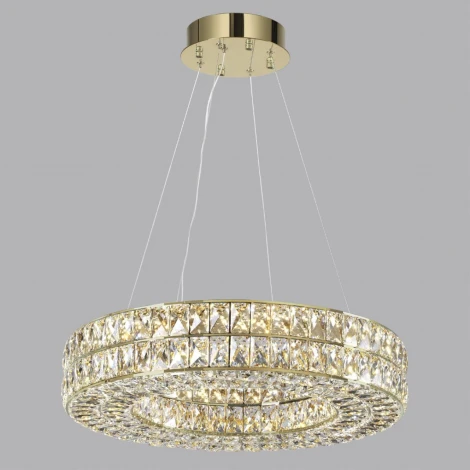 Подвесная люстра Odeon Light Panta 4926/52L золото/металл/хрусталь LED 52W 4000K 2971Лм