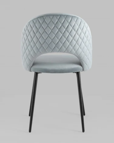 Стул Stool Group Меган NEW велюр с ромбами серый УТ000035475