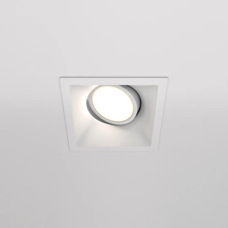 Встраиваемый светильник Dot GU10 1x50Вт Maytoni Technical DL029-2-01W (220V)