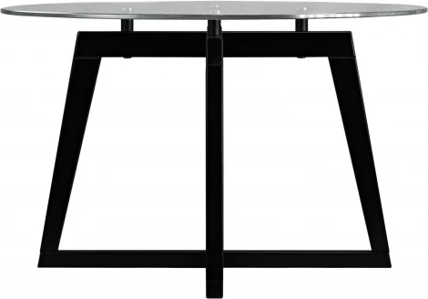 Стол журнальный Рилле 445 венге/стекло прозрачное (круг) от фабрики Mebelik