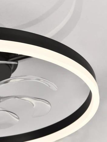 Потолочная люстра светодиодная с вентилятором Natali Kovaltseva Ledfan LED LAMPS 81490