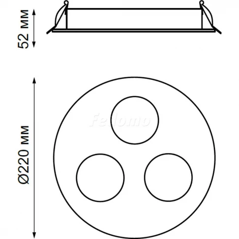Встраиваемый точечный светильник Novotech Carino 370566