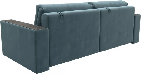 Диван прямой с декором Лига-049 НПБ Лига Диванов (Велюр) арт.128388