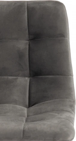 Стул барный CHILLY (mod.7095б) (Ткань,Металл /Серый,Черный)